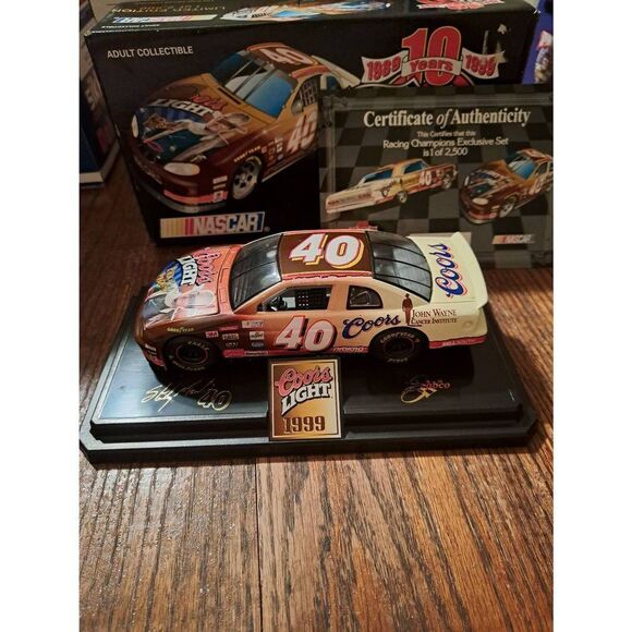 Vintage 99 Racing Champions Sterling Martin Die Cast Coors John Wayne Nascar Car - Picture 5 of 12